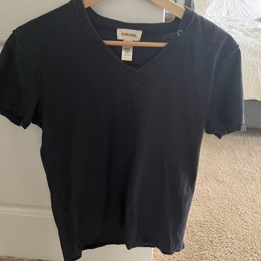 Dark Blue Diesel V Neck. Size Small.